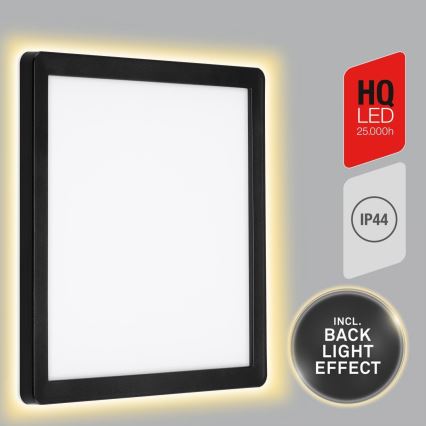 Briloner 313505TF - LED Āra sienas lampa LED/15W/230V IP44 4000K melna