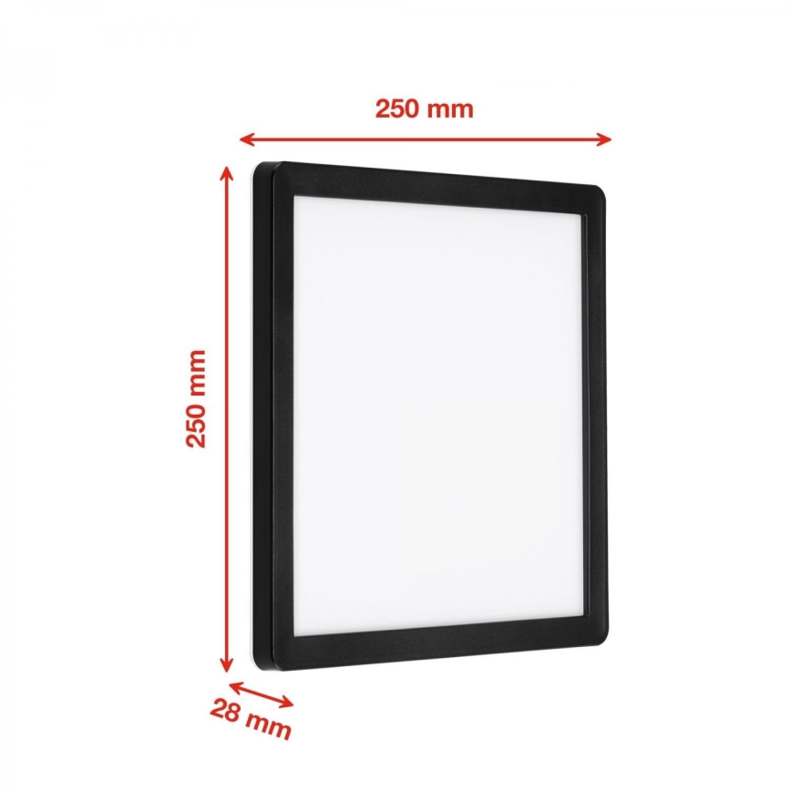 Briloner 313505TF - LED Āra sienas lampa LED/15W/230V IP44 4000K melna