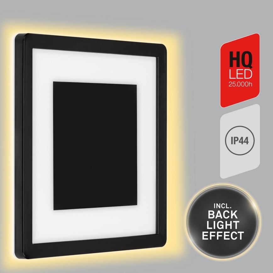 Briloner 315905TF - LED Āra sienas lampa LED/15W/230V IP44 4000K melna