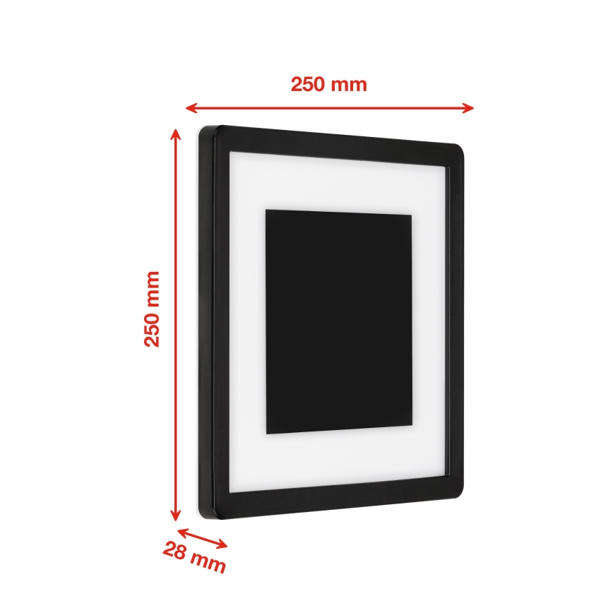 Briloner 315905TF - LED Āra sienas lampa LED/15W/230V IP44 4000K melna