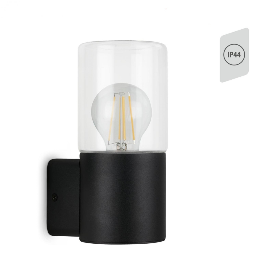 Briloner 320505TF - Āra sienas lampa 1xE27/12W/230V IP44 melna