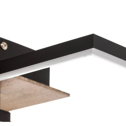 Briloner 3210-014 - LED Aptumšojama griestu lampa FRAME 2xLED/11W/230V brūna