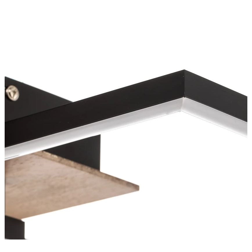 Briloner 3210-014 - LED Aptumšojama griestu lampa FRAME 2xLED/11W/230V brūna