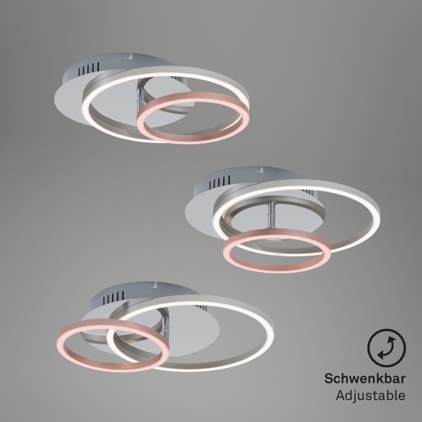 Briloner 3222-018 - LED Aptumšojams griestu gaismeklis FRAMES LED/30W/230V