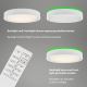 Briloner 3227-016 - LED RGB Aptumšojama lampa ar sensoru TALENA LED/24W/230V balta + tālvadības pults