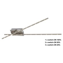 Briloner 3252-022 - LED Dimmable ceiling gaiša TEMPALTE 2xLED/11W/230V
