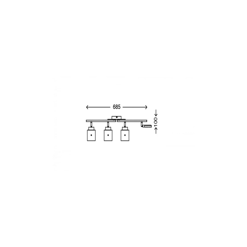 Briloner 3305-047 - LED Lampa GLAM 4xLED/4.5W/230V
