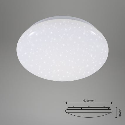 Briloner 3380-116 - LED Aptumšojama griestu lampa STARRY SKY LED/18W/230V 2700/4000K