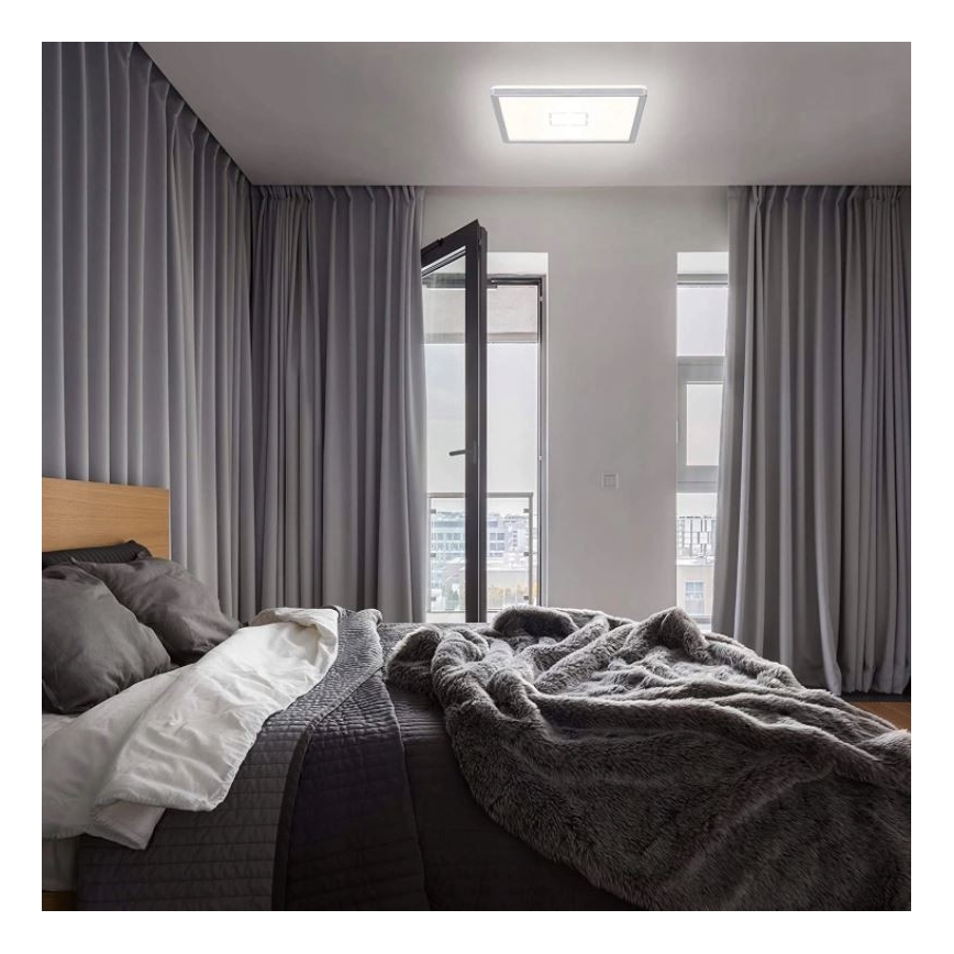 Briloner 3390-014 - LED Griestu gaismeklis FREE LED/18W/230V 29x29 cm
