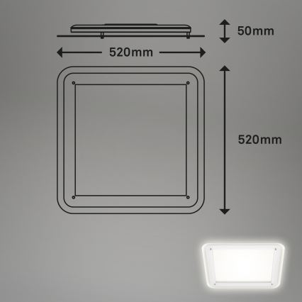 Briloner 3397-016 - LED Griestu lampa FREE LED/22W/230V