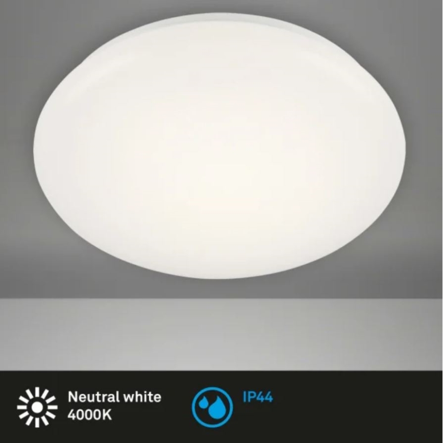 Briloner 3407-016 - LED Vannas istabas griestu lampa SPLASH LED/18W/230V IP44