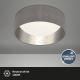 Briloner 3482014 - LED Griestu lampa MAILA STARRY LED/12W/230V pelēka/sudraba