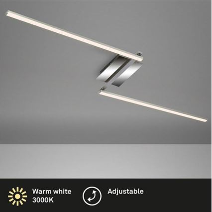 Briloner 3500-018 - LED Virsapmetuma lustra STAFF 2xLED/6W/230V