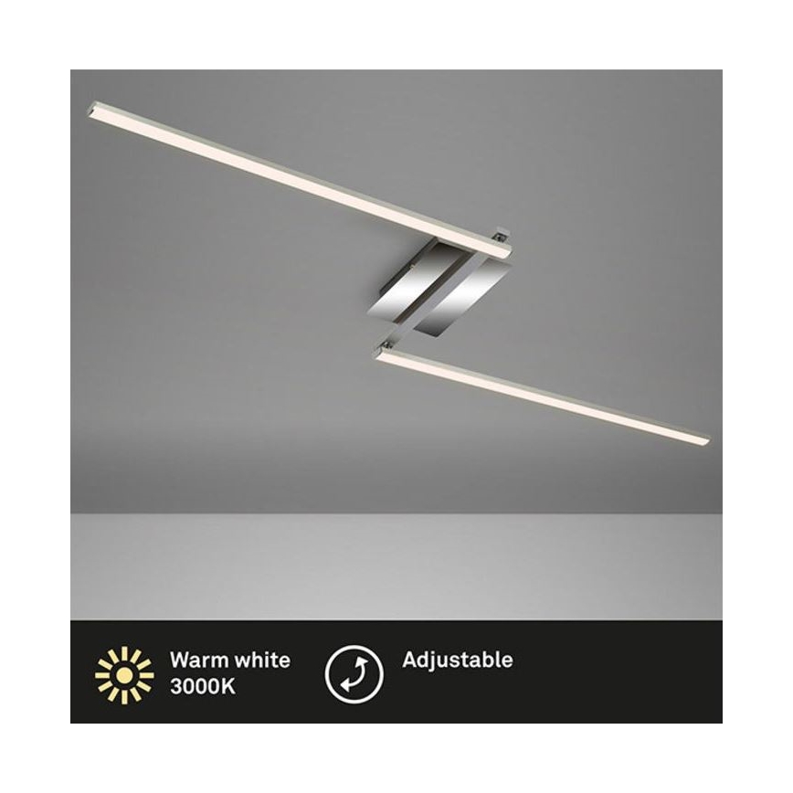 Briloner 3500-018 - LED Virsapmetuma lustra STAFF 2xLED/6W/230V