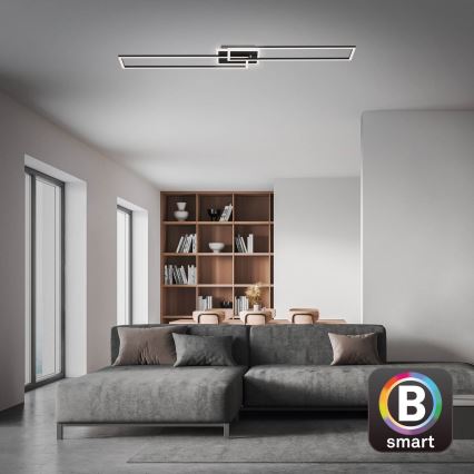 Briloner 3538-015 - LED Aptumšojama lustra FRAME 2xLED/20W/230V 2700-6500K Wi-Fi Tuya + tālvadības pults