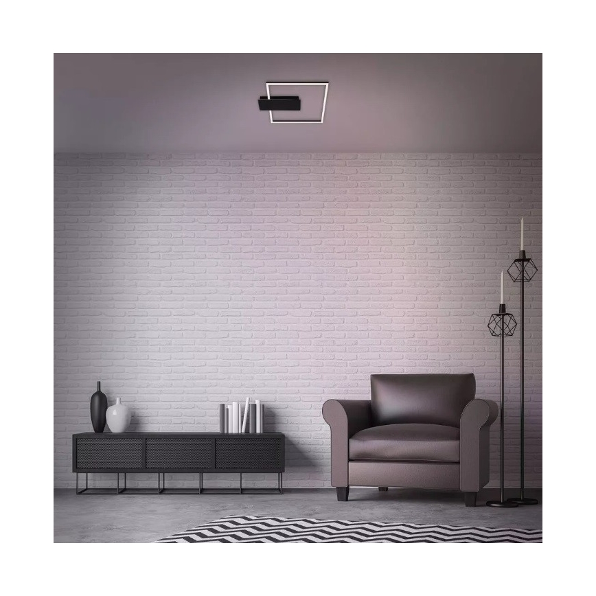 Briloner 3544-015 - LED Aptumšojama griestu lampa NICO LED/12W/230V melna