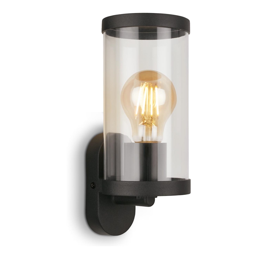 Briloner 3600-015 - Āra sienas lampa KAIRO 1xE27/12W/230V IP44 melna