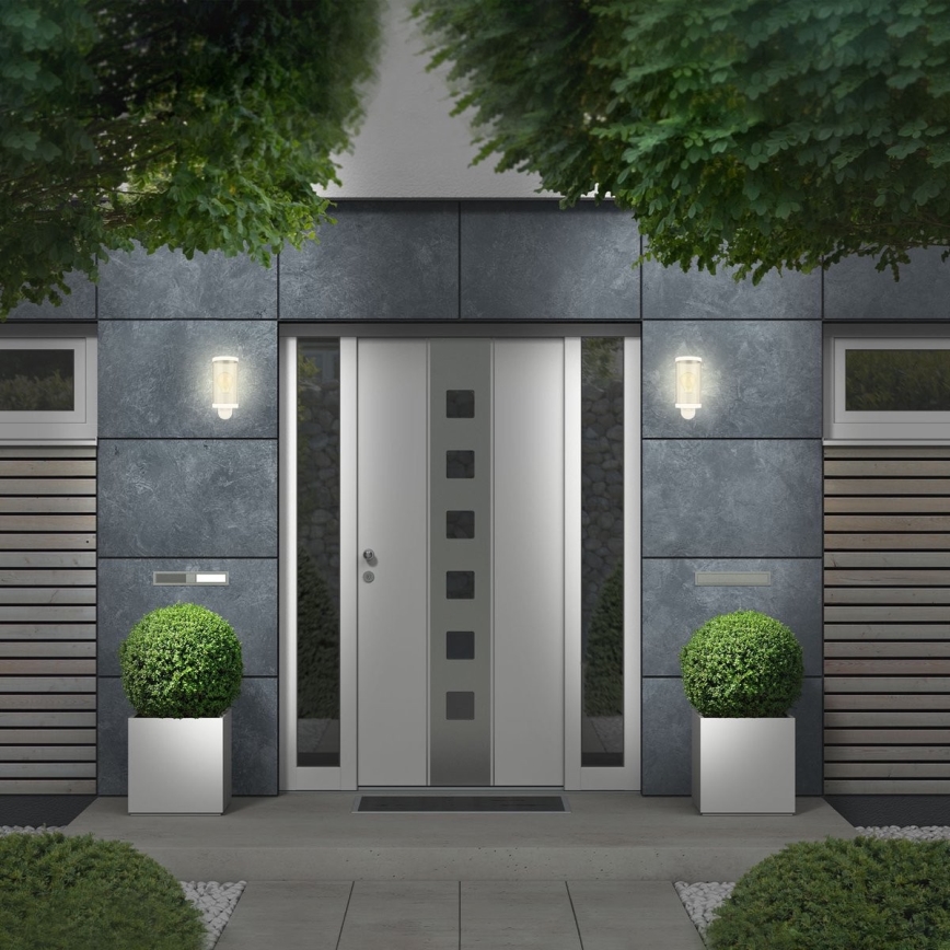 Briloner 3600-016 - Āra sienas lampa KAIRO 1xE27/12W/230V IP44 balta