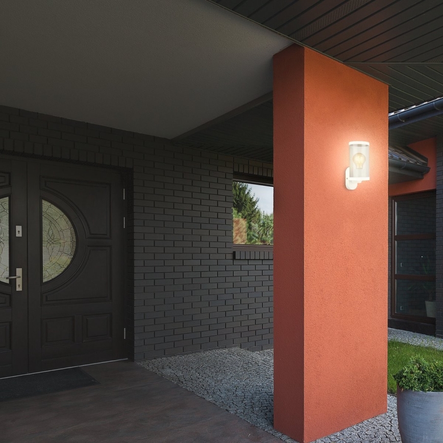 Briloner 3600-016 - Āra sienas lampa KAIRO 1xE27/12W/230V IP44 balta