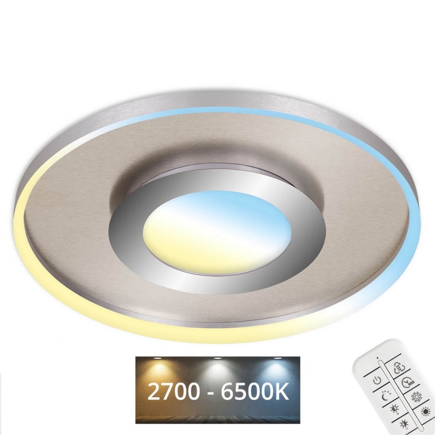 Briloner 3640-012 - LED Aptumšojama griestu lampa LED/25W/230V 2700-6500K + tālvadības pults