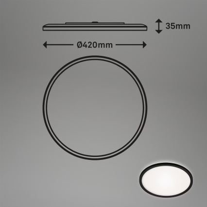 Briloner 3643-415 - LED Vannas istabas griestu lampa LED/22W/230V IP44 4000K