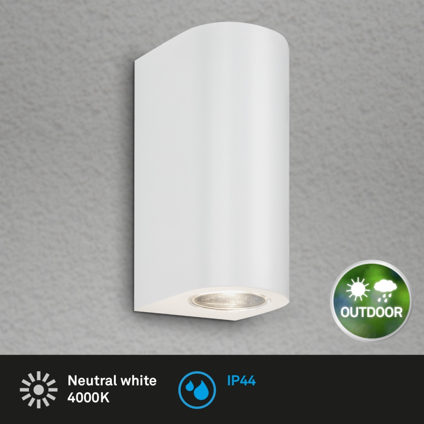 Briloner 3648-026 - LED Āra sienas lampa UP&DOWN 2xGU10/4,7W/230V IP44