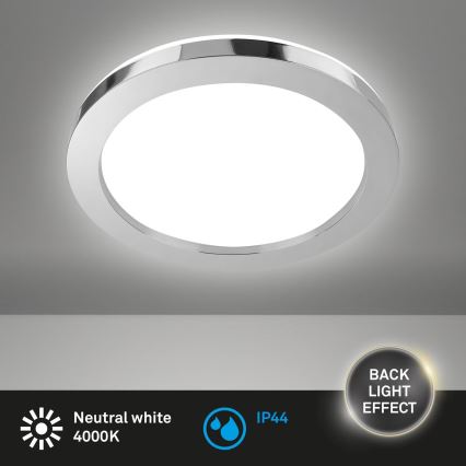Briloner 3673-018 - LED Vannas istabas griestu lampa SPLASH LED/28W/230V d. 41 cm