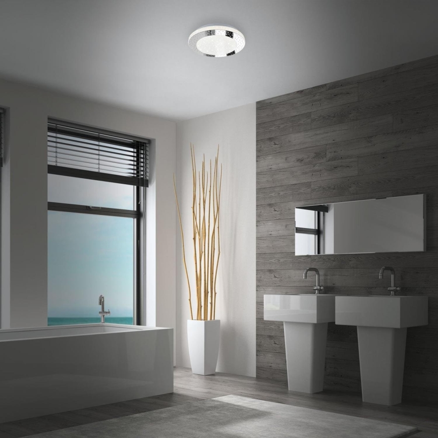 Briloner 3693-018 - LED Vannas istabas griestu lampa LED/15W/230V IP44 4000K d. 28 cm