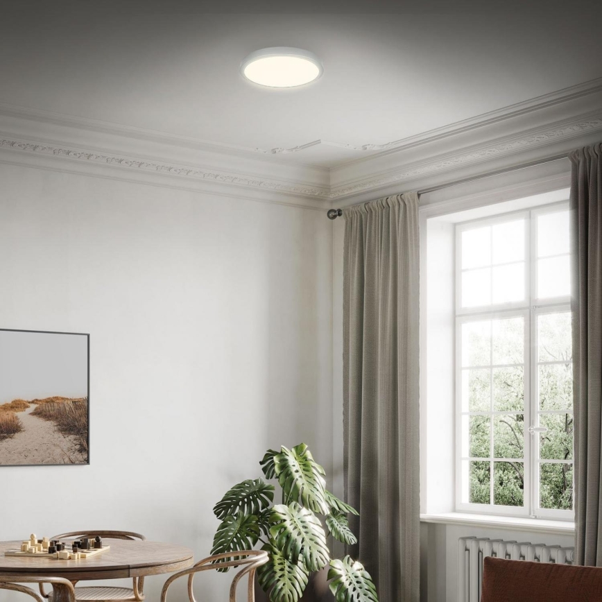 Briloner 3700-014 - LED Griestu lampa RUNA LED/16W/230V 3000K d. 28 cm sudraba