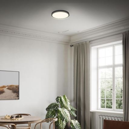 Briloner 3700-015 - LED Griestu lampa RUNA LED/16W/230V 3000K d. 28 cm melna