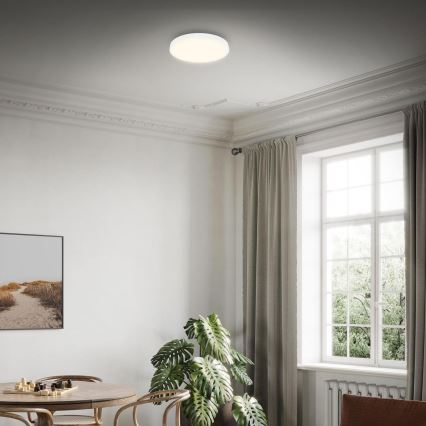 Briloner 3700-016 - LED Griestu lampa RUNA LED/16W/230V 3000K d. 28 cm balta