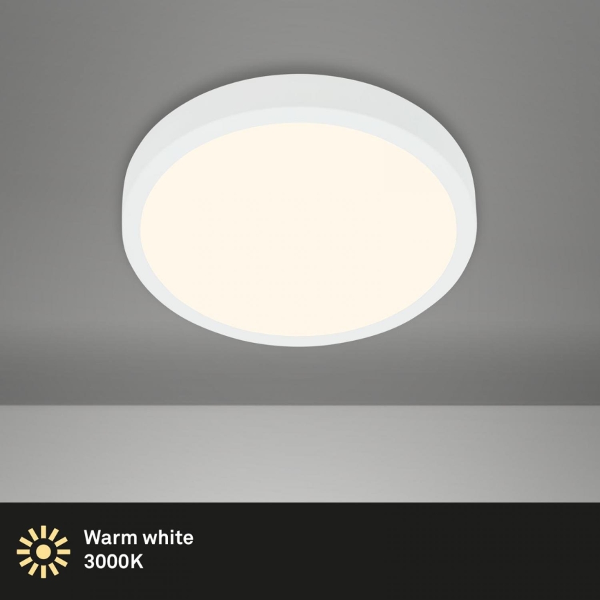 Briloner 3700-016 - LED Griestu lampa RUNA LED/16W/230V 3000K d. 28 cm balta