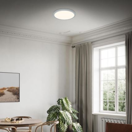 Briloner 3703-014 - LED Griestu lampa RUNA LED/24W/230V 3000K d. 38 cm sudraba