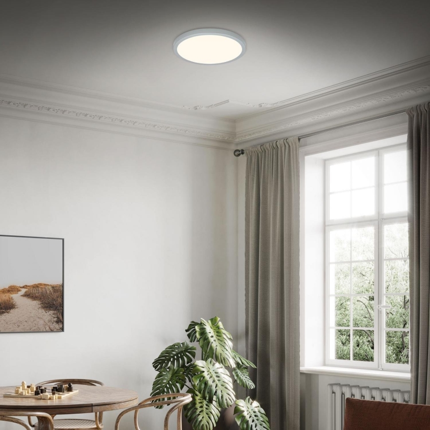 Briloner 3703-014 - LED Griestu lampa RUNA LED/24W/230V 3000K d. 38 cm sudraba