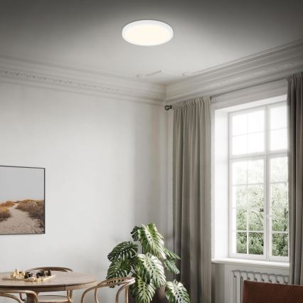 Briloner 3703-016 - LED Griestu lampa RUNA LED/24W/230V 3000K d. 38 cm balta