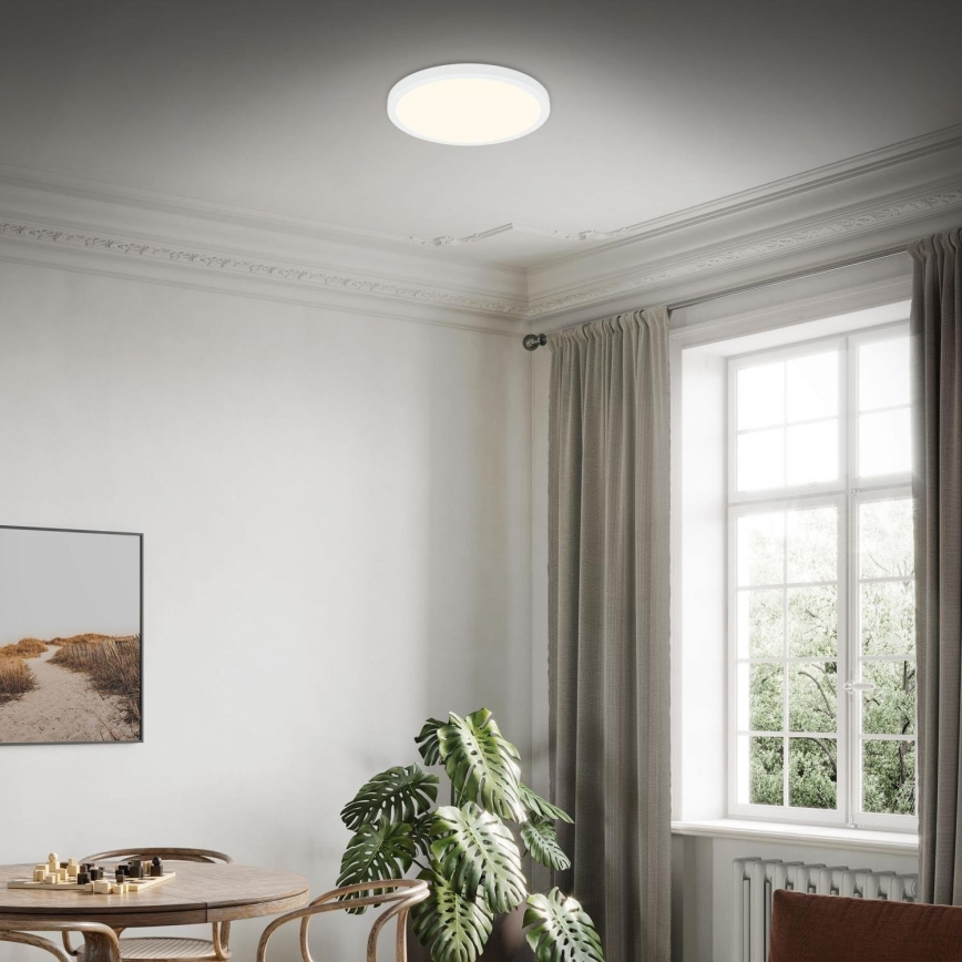 Briloner 3703-016 - LED Griestu lampa RUNA LED/24W/230V 3000K d. 38 cm balta