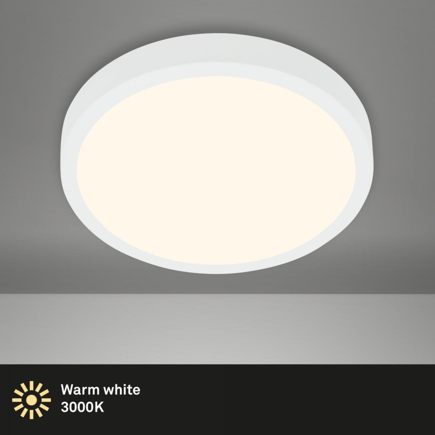 Briloner 3703-016 - LED Griestu lampa RUNA LED/24W/230V 3000K d. 38 cm balta
