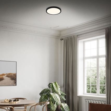Briloner 3704-015 - LED Aptumšojama griestu lampa RUNA LED/22W/230V 2700-6500K melna + tālvadības pults