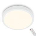 Briloner 3704-016 - LED Aptumšojama griestu lampa RUNA LED/22W/230V 2700-6500K balta + tālvadības pults
