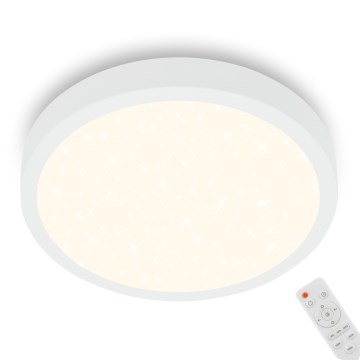 Briloner 3704-016 - LED Aptumšojama griestu lampa RUNA LED/22W/230V 2700-6500K balta + tālvadības pults