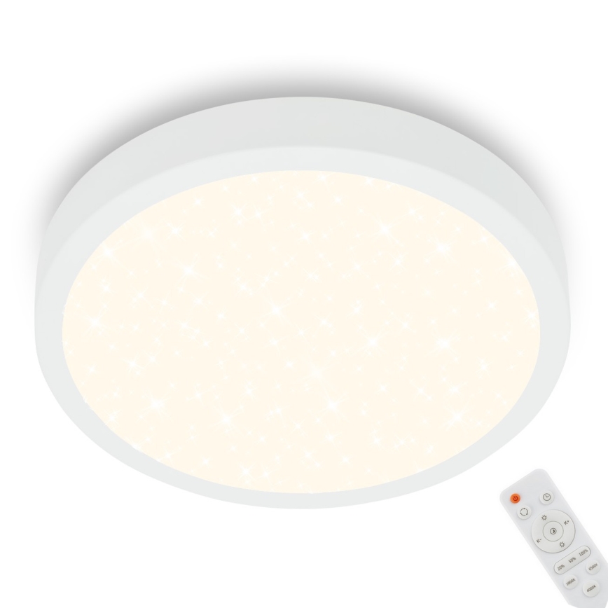 Briloner 3704-016 - LED Aptumšojama griestu lampa RUNA LED/22W/230V 2700-6500K balta + tālvadības pults