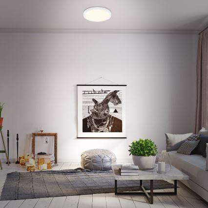Briloner 3704-016 - LED Aptumšojama griestu lampa RUNA LED/22W/230V 2700-6500K balta + tālvadības pults