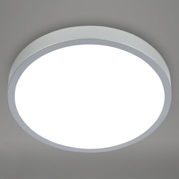 Briloner 3709-014 - LED RGBW Aptumšojama griestu lampa LED/22W/230V 4000K d. 38 cm sudraba + tālvadības pults