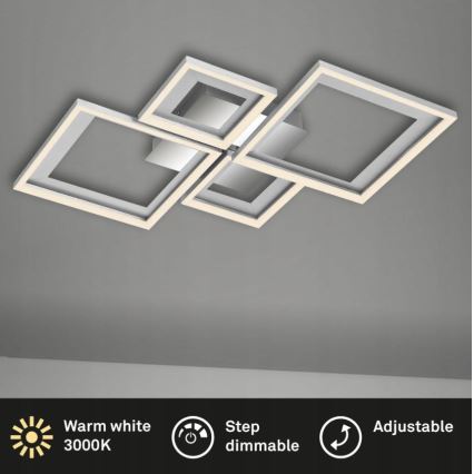 Briloner 3727-019 - LED Aptumšojama griestu lampa FRAME LED/38W/230V