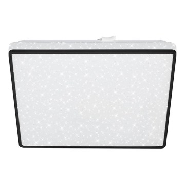 Briloner 3748-415 - LED griestu lampa STAR SKY LED/15W/230V 27x27 cm melna