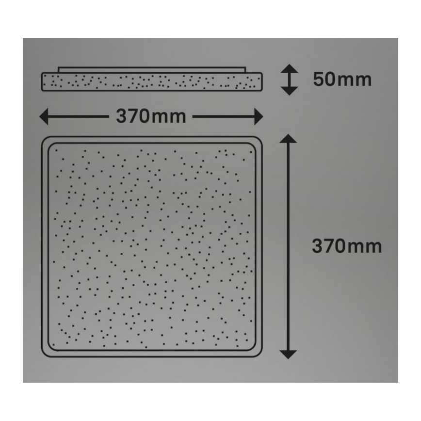 Briloner 3749-414 - LED Griestu lampa LINO LED/24W/230V matēts hroms