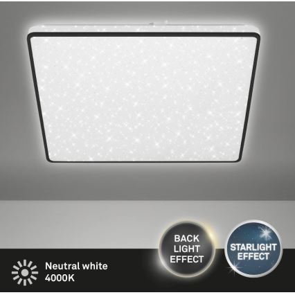 Briloner 3749-415 - LED Griestu lampa LINO LED/24W/230V melna