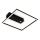 Briloner 3770-015 - LED griestu gaismeklis ar kustības un krēslas sensoru FRAME LED/14W/230V 3000K 30x32 cm melns