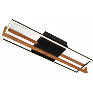 Briloner 3777-015 - LED griestu gaismeklis FRAME LED/21W/230V 3000K melns