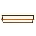 Briloner 3846015 - LED griestu gaismeklis REMSA LED/22W/230V 3000K 60,5x20 cm melns